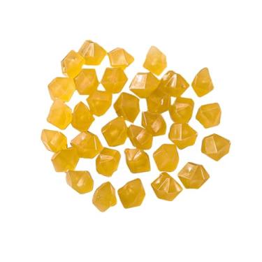 Imagem de 200 peças de Pedras que Brilham no Escuro em Forma Diamante Pedra Fluorescente Decoração para Aquário Paisagem Aquática Jardim Caminho do