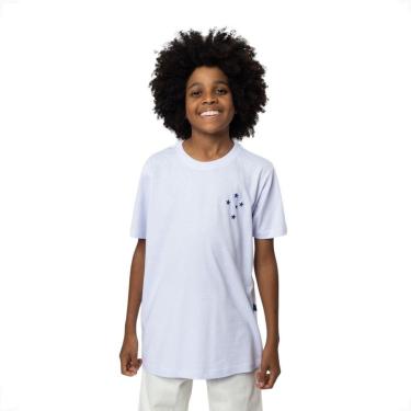 Imagem de Camiseta Esportiva Cruzeiro Juvenil Logo Bordado-Masculino