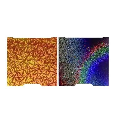 Imagem de Mesa de impressão dupla face lisa de 350x320mm - Base em PEI compatível com acessórios e peças de reposição para impressora 3D Bambu Lab H2D(PEY PEO Chameleon)