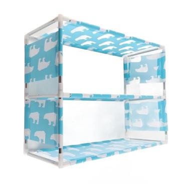 Imagem de GLOGLOW Organizador de Tecido Não Tecido para Rack de Sapatos de 3 Camadas, Prateleira de Sapatos Resistente que Economiza Espaço para Calçados Esportivos de Salto Alto, Solução de Armazenamento (#1)