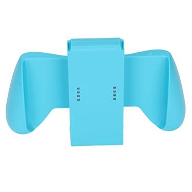 Imagem de Controller Hand Grip, Lightweight Ergonomic Game Remote Control Holder, Slide in Design for OLED Precise Size Comfortable Grip Easy Installation (Blue)