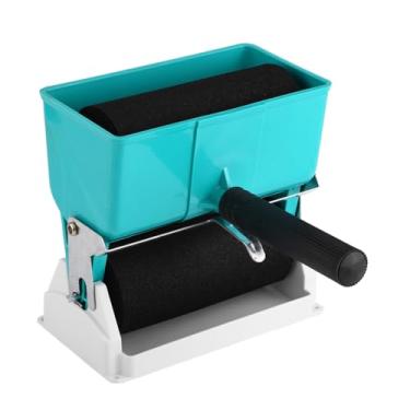 Imagem de GLOGLOW Rolo Aplicador de Adesivo/selante, Construção de Plástico, Fluxo Ajustável, 3 Polegadas, Verde, para Marcenaria e Artesanato, Cola Portátil Portátil Nan (6 polegadas com interruptor para