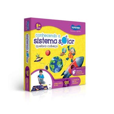 Imagem de Quebra-Cabeça Conhecendo o Sistema Solar 120 Peças - Toyster - TOYSTER