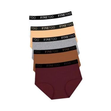 Imagem de Calcinhas Femininas plus Size De Algodão Sem Costura De Cintura Alta 5