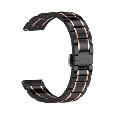 Imagem de Pulseira De Cerâmica E Metal De 22mm Para Samsung Gear S3, Huawei GT5,