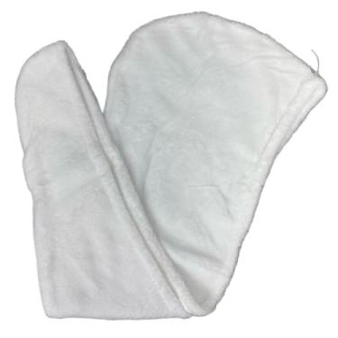 Imagem de Rápida Touca De Cabelo Feminina Macia - Mazzaltoalha microfibra cabelo，toalha de cabelo，touca de banho，toalha de microfibra para cabelo，toalha para cabelo，toalha cabelo(Kit C/5 Toalhas,Branca)