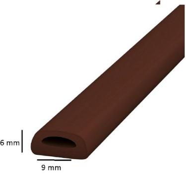 Imagem de Borracha Veda Fresta Adesivo tipo D 6mmx9mm -6 Metros Comfort Door