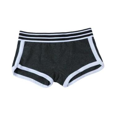 Imagem de Calcinhas Boxer Femininas De Cintura Baixa Respirável Confortáveis Lin