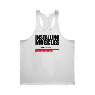 Imagem de Camiseta Sem Mangas De Algodão Respirável Para Homens, Top De Academia