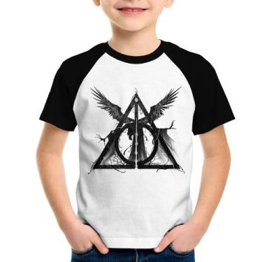 Imagem de Camiseta Raglan Infantil The Tale of the Three Brothers - Foca na Moda