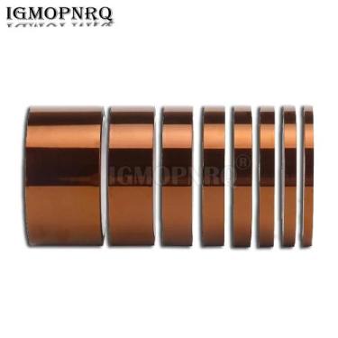 Imagem de Fita De Poliimida De Alta Temperatura 33m X 5-50mm, Adesivo Isolante R