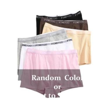 Imagem de Calcinhas Esportivas Femininas De Algodão Sem Costura 3 Peças Cores Só