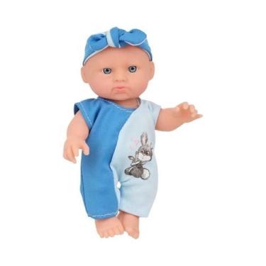 Imagem de Boneca De Bebê Realista De Vinil Lavável De 6 Polegadas Com Macacão, B