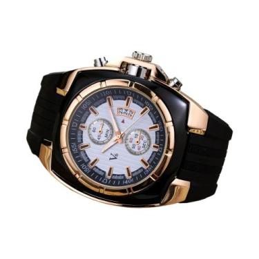 Imagem de Relógio Esportivo Masculino De Silicone Com Mostrador Grande, Multifun