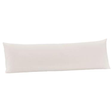 Imagem de Fronha Body Pillow Algodão Lux 200 Fios 40x130 cm Altenburg Cor:Bege D