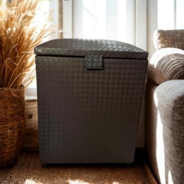 Imagem de Puff Bau Pequeno Porta Brinquedos Organizador Puffe Pufe Baú - Baú Puf