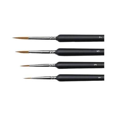 Imagem de Pincéis De Pintura Artística Extra Finos E Macios Para Gouache, Aquare