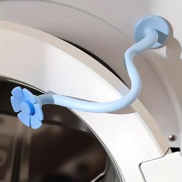 Imagem de Máquina de lavar flor clipe de ventilação rolo suporte de ventilação para máquina de lavar sucção magnética suporte removível moldura batente de porta suprimentos para decoração de máquina porta
