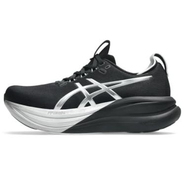 Imagem de ASICS Tênis feminino Gel-Nimbus 28 Platinum, Platinum/preto, 42