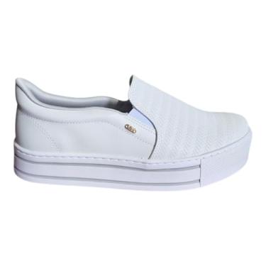 Imagem de Tênis Feminino Via Marte Slip On Flatform Confortável 010.009 (Branco, BR, Adulto, Numérico, 38)