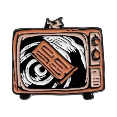 Imagem de Broche De Esmalte De Filme De Terror De Halloween: Máscara Emocionante