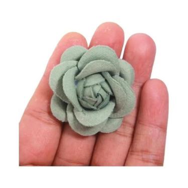 Imagem de Flores Artificiais De Tecido Camélia Rosa De 4cm, 5 Peças, Decoração P