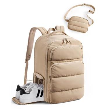 Imagem de Mochila de viagem BAGSMART 35L para mulheres de 17,3 polegadas com bol