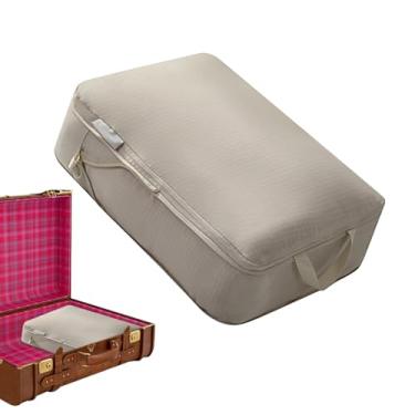 Imagem de Bolsa de armazenamento de roupas – Organizador dobrável de grande capacidade – Sacos de mudança de espaço para armazenamento de roupas | para viagens ao ar livre, negócios, academia, mudança, casaco