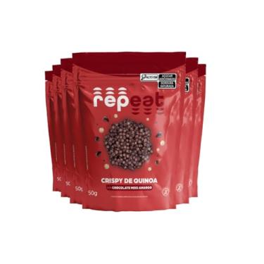 Imagem de Repeat Foods, Kit 6 Crispy De Chocolate Meio Amargo Com Quinoa Repeat 50G