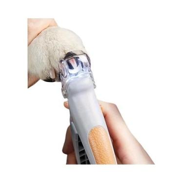 Imagem de Cortador De Unhas LED Para Cães E Gatos Com Lâminas De Aço E Coletor D
