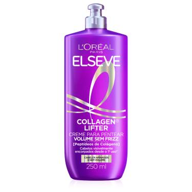 Imagem de Creme para Pentear Volume e Redensificação 250ml Elseve Collagen Lifter Proteção Térmica