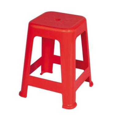 Imagem de Banqueta Plástica Mor Vermelha
