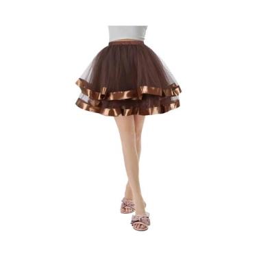 Imagem de Vestido Tutu De Princesa Em Tule, Saia Curta Para Performance De Dança