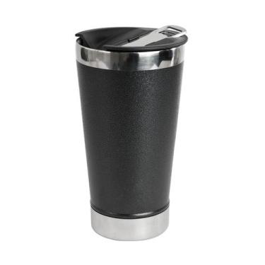 Imagem de Copo termico de aço inox com tampa e abridor 510ml - QUERO PRESENTEAR,