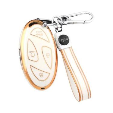 Imagem de Capa De Chave Remota De Carro Em TPU Para Hyundai IONIQ 6 Kona Com 5 O