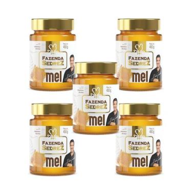 Imagem de Combo Mel Flores do Campo Vidro 450g Fazenda Sedrez - 5 unid