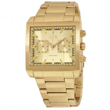 Imagem de Relógio Masculino Armani Modelo Ax2226 - Dourado