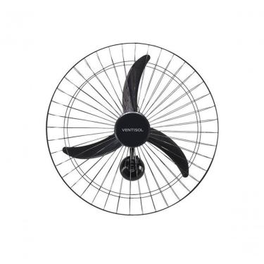 Imagem de Ventilador de Parede 147W 60cm Preto New Premium com Oscilação Horizontal e Controle de...