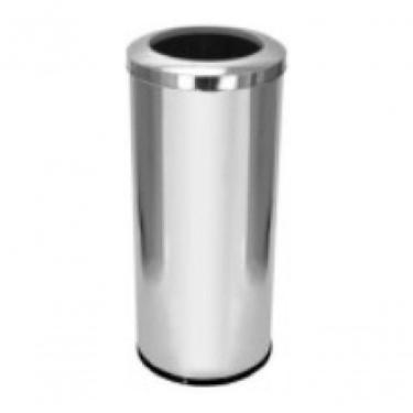 Imagem de Lixeira 22 l com Aro para Cozinha e Escritório em Aço Inox com Estrutura Resistente Ino...