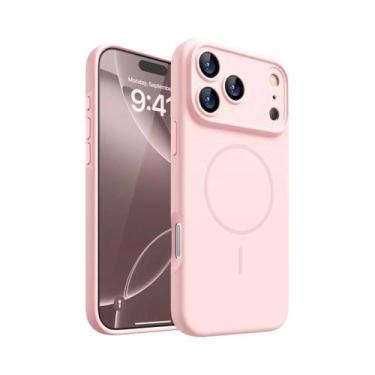 Imagem de Capa Magnética De Silicone Macia Para iPhone 17 pro Max 16 15 14 13 12