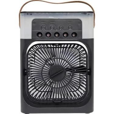 Imagem de Climatizador e ventilador portátil led usb 10w com 3 velocidades - STA