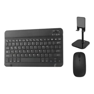 Imagem de Teclado E Mouse Slim Sem Fio Bluetooth Para Tablet S10 13,1 Polegadas 