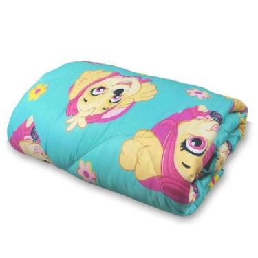 Imagem de Edredom Infantil Dupla Face Patrulha Canina Rosa Lepper
