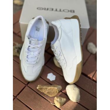 Imagem de Tênis Feminino em Couro Branco Bottero 371501, Branco, 37