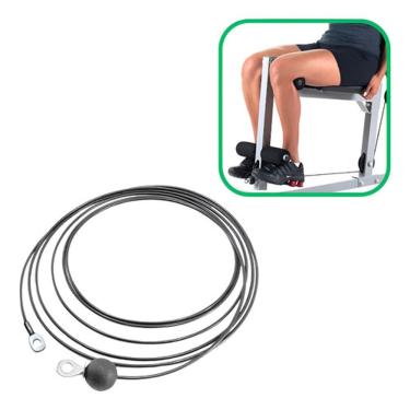 Imagem de Cabo de Aço Sob Medida Extensora Para Estação de Musculação Reforçado