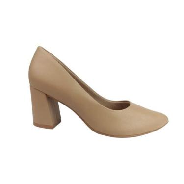 Imagem de Scarpin Feminino Piccadilly 745135-79 Nude, Nude, 35