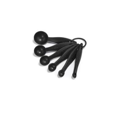 Imagem de Conjunto cuisinart 6 colheres de medição em plástico preto ctg00rmp-32