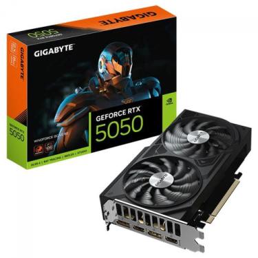 Imagem de Placa de Vídeo Gigabyte NVIDIA GeForce RTX 5050 Windforce OC V2, 8GB, 