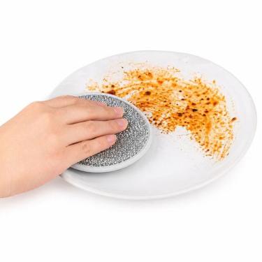 Imagem de Esponja de Limpeza Redonda Reutilizável Multiuso Kit c/ 12 - Eponge