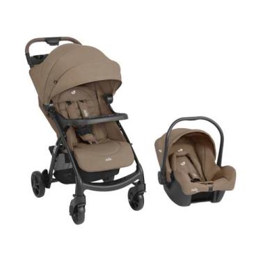 Imagem de Carrinho de Bebê com Bebê Conforto Joie Muze Juva 0 a 15kg, Areia Toff